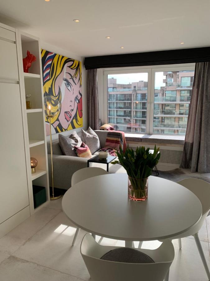 Luxe Studio/Suite Met Zeezicht En Volle Zon Кнокке-Хейст Экстерьер фото